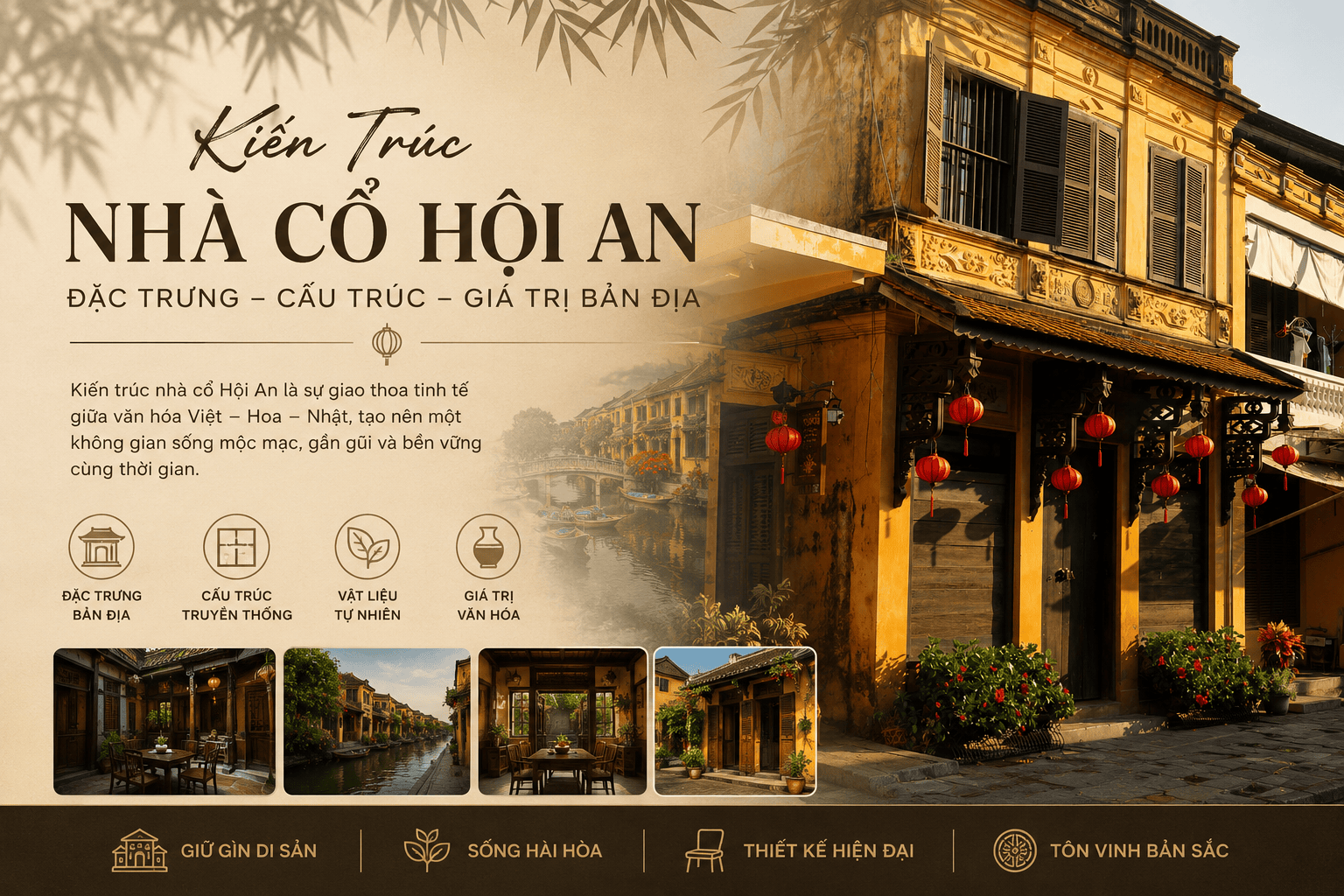 Kiến Trúc Nhà Cổ Hội An