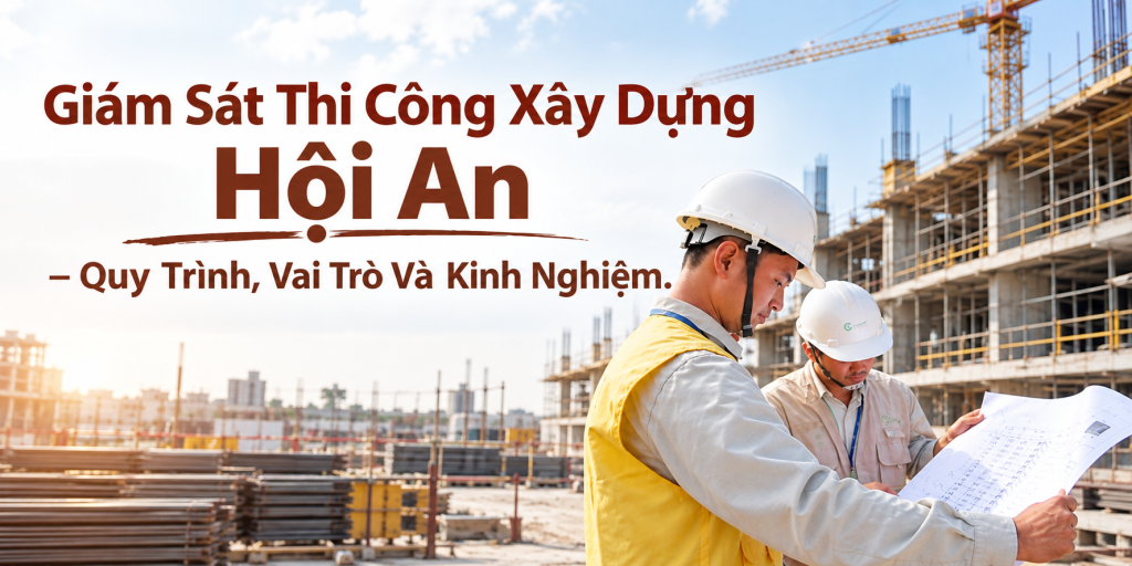Giám Sát Thi Công Xây Dựng Hội An – Quy Trình, Vai Trò Và Kinh Nghiệm 5 Giám Sát Thi Công Xây Dựng Hội An