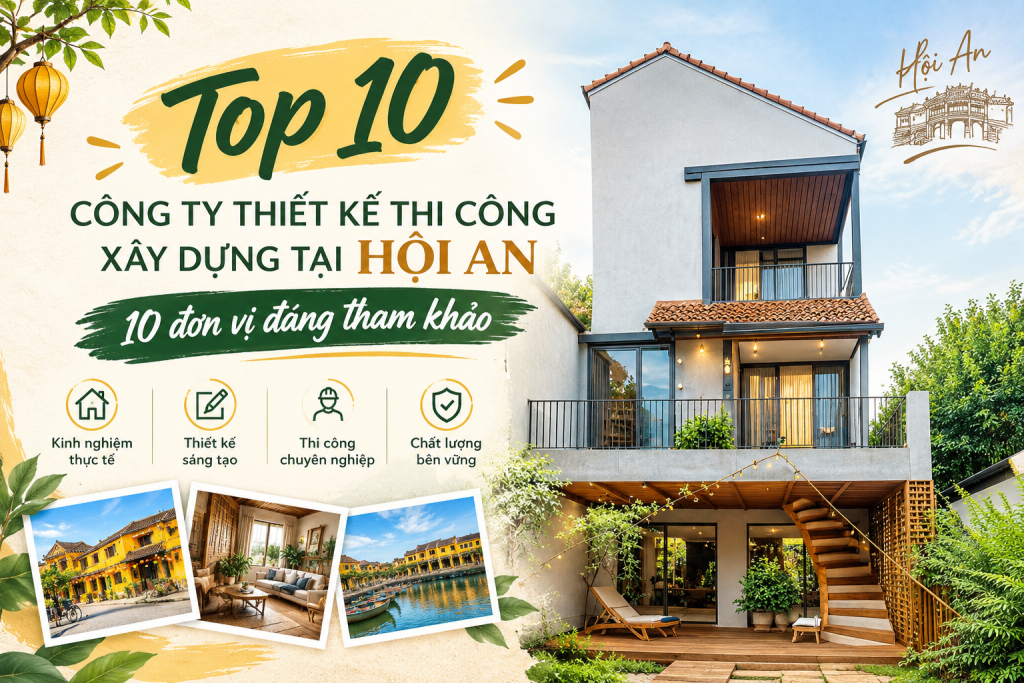 Top 10 Công Ty Thiết Kế Thi Công Xây Dựng Tại Hội An 2026 7 Top 10 cty thiết kế thi công xây dựng tại Hội An