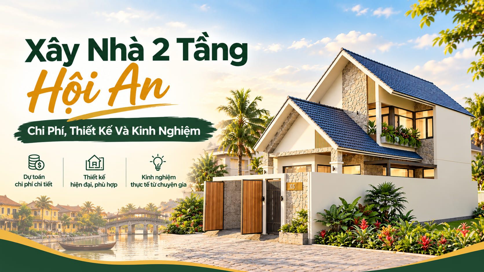 Xây Nhà 2 Tầng Hội An