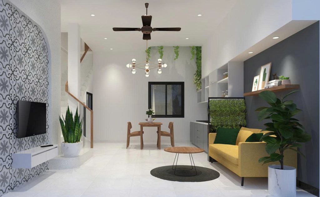 Mẫu Nhà 2 Tầng 1 Tum Đẹp Hội An